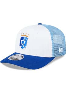 New Era Kansas City Royals 2025 Batting Practice Stretch  9SEVENTY Adjustable Hat - Light Blue