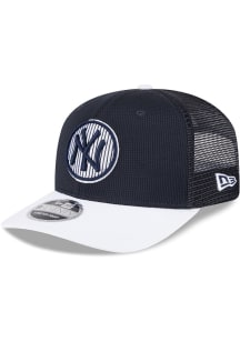 New Era New York Yankees 2025 Batting Practice Stretch  9SEVENTY Adjustable Hat - Navy Blue