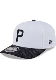 New Era Pittsburgh Pirates 2025 Clubhouse Alt Stretch  9SEVENTY Adjustable Hat - White