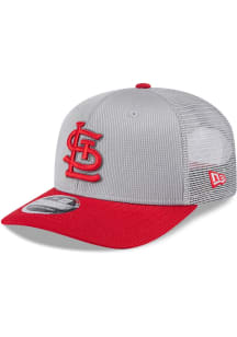 New Era St Louis Cardinals 2025 Batting Practice Stretch  9SEVENTY Adjustable Hat - Grey