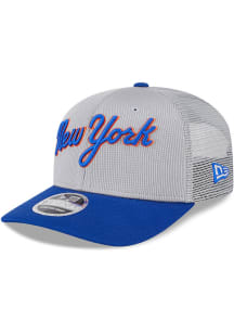 New Era New York Mets 2025 Batting Practice Stretch  9SEVENTY Adjustable Hat - Grey