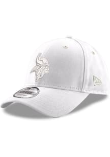 New Era Minnesota Vikings Stretch Snap 9FORTY Classic Design Adjustable Hat - White