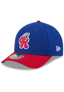 New Era Reading Fightin Phils Player Replica M Crown 9FORTY Adjustable Hat - Blue