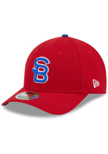 New Era South Bend Cubs Player Replica M Crown 9FORTY Adjustable Hat - Red