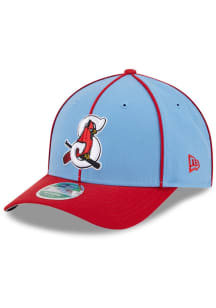 New Era Springfield Cardinals Player Replica M Crown 9FORTY Adjustable Hat - Light Blue