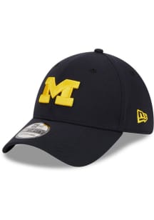 New Era Michigan Wolverines Mens Blue 39THIRTY Flex Hat