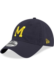 New Era Michigan Wolverines Retro 9TWENTY Adjustable Hat - Blue
