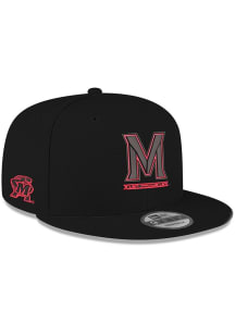 New Era Maryland Terrapins Black Basic 9FIFTY Style Mens Snapback Hat