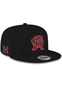 New Era Maryland Terrapins Black Basic 9FIFTY Mens Snapback Hat