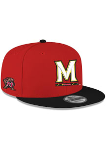 New Era Maryland Terrapins Red Basic 9FIFTY Mens Snapback Hat