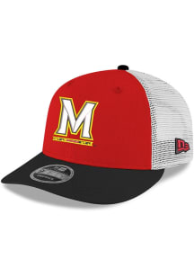New Era Maryland Terrapins Red Low Pro Trucker 9FIFTY Mens Snapback Hat