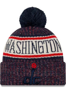 New Era Washington Wizards Navy Blue NE18 Sport Mens Knit Hat