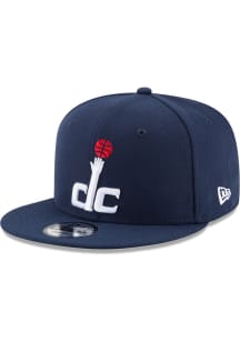 New Era Washington Wizards Navy Blue Basic 9FIFTY Mens Snapback Hat