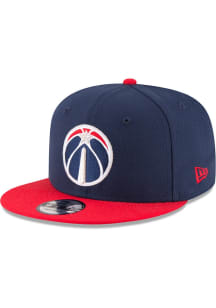 New Era Washington Wizards Navy Blue 2T Basic 9FIFTY Mens Snapback Hat
