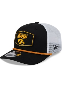 New Era Iowa Hawkeyes 9SEVENTYSS Adjustable Hat - Black