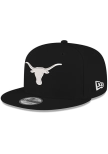 New Era Texas Longhorns Black 9FIFTY tyle Mens Snapback Hat