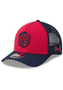New Era St Louis City SC Trucker 9FORTY M Crown Adjustable Hat - Red