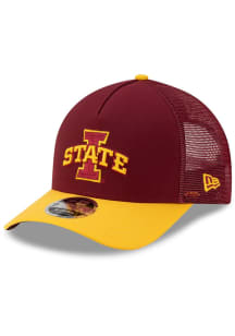 New Era Iowa State Cyclones Trucker 9FORTY M Crown Adjustable Hat - Red
