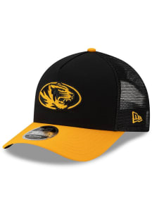 New Era Missouri Tigers Trucker 9FORTY M Crown Adjustable Hat - Black