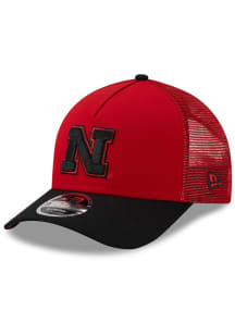 New Era Nebraska Cornhuskers Trucker 9FORTY M Crown Adjustable Hat - Red