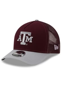 New Era Texas A&M Aggies Trucker 9FORTY M Crown Adjustable Hat - Maroon