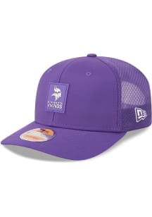 New Era Minnesota Vikings 2025 NFL Sideline 9SEVENTY Trucker Adjustable Hat - Purple