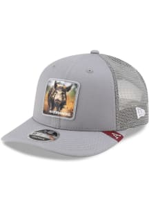 New Era Arkansas Razorbacks Mascot Patch Low Pro 9FIFTY Adjustable Hat - Black