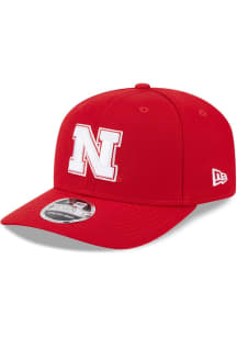 New Era Nebraska Cornhuskers Team Stretch 9SEVENTY Adjustable Hat - Red