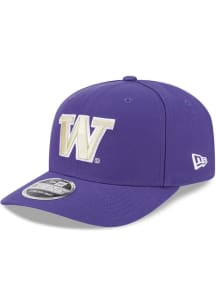 New Era Washington Huskies Team Stretch 9SEVENTY Adjustable Hat - Purple