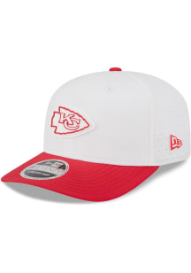 New Era Kansas City Chiefs 2025 Training Camp Stretch Snap 9SEVENTY Adjustable Hat - White