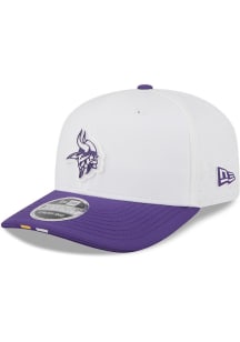 New Era Minnesota Vikings 2025 Training Camp Stretch Snap 9SEVENTY Adjustable Hat - White