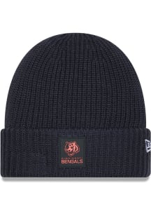 New Era Cincinnati Bengals Grey 2025 NFL Sideline Cold Weather Cuff Mens Knit Hat