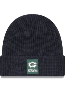 New Era Green Bay Packers Grey 2025 NFL Sideline Cold Weather Cuff Mens Knit Hat