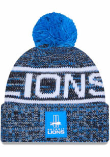 New Era Detroit Lions Blue 2025 NFL Sideline Cold Weather Sport Mens Knit Hat