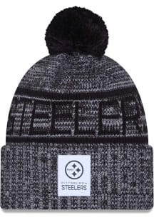 New Era Pittsburgh Steelers Grey 2025 NFL Sideline Cold Weather Sport Mens Knit Hat