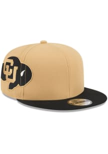 New Era Colorado Buffaloes Gold Helmet 9FIFTY Mens Snapback Hat