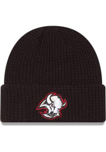 New Era Buffalo Sabres Black Waffle Cuff Mens Knit Hat