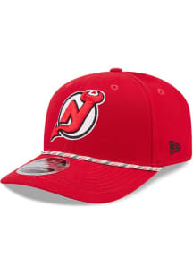 New Era New Jersey Devils Multi Rope Stretch Snap 9SEVENTY Adjustable Hat - Red