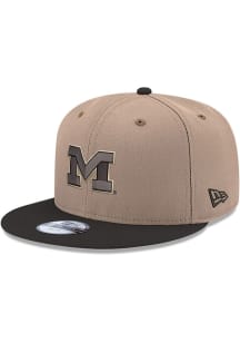 New Era Michigan Wolverines Tan JR 9FIFTY Youth Snapback Hat