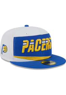 New Era Indiana Pacers Mens White 2025 City Edition 59FIFTY Fitted Hat