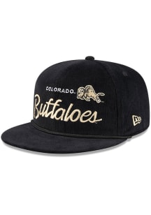 New Era Colorado Buffaloes Black Corduroy Rope 9FIFTY Mens Snapback Hat