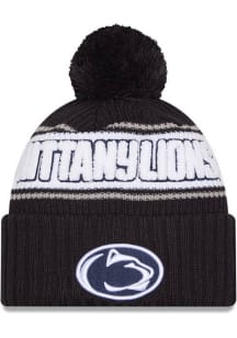 New Era Penn State Nittany Lions Navy Blue Bold Cuff Pom Mens Knit Hat