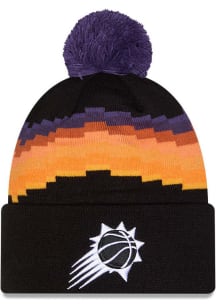 New Era Phoenix Suns Purple 2025 City Edition Cuff Pom Mens Knit Hat