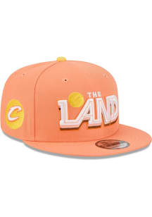 New Era Cleveland Cavaliers Orange 2025 City Edition 9FIFTY Mens Snapback Hat