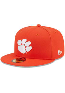 New Era Clemson Tigers Mens Orange Evergreen 59FIFTY Fitted Hat