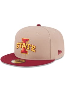 New Era Iowa State Cyclones Mens Tan Evergreen 59FIFTY Fitted Hat