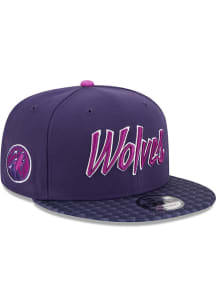 New Era Minnesota Timberwolves Black 2025 City Edition 9FIFTY Mens Snapback Hat
