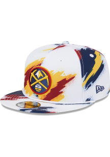 New Era Denver Nuggets White Paint JR 9FIFTY Youth Snapback Hat