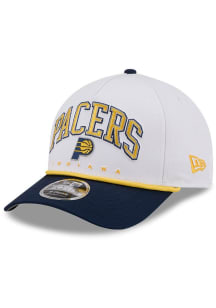 New Era Indiana Pacers Arch M Crown A Frame 9FORTY Adjustable Hat - White
