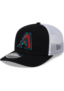 New Era Arizona Diamondbacks 9SEVENTY Stretch Snap Cotton Trucker Adjustable Hat - Black